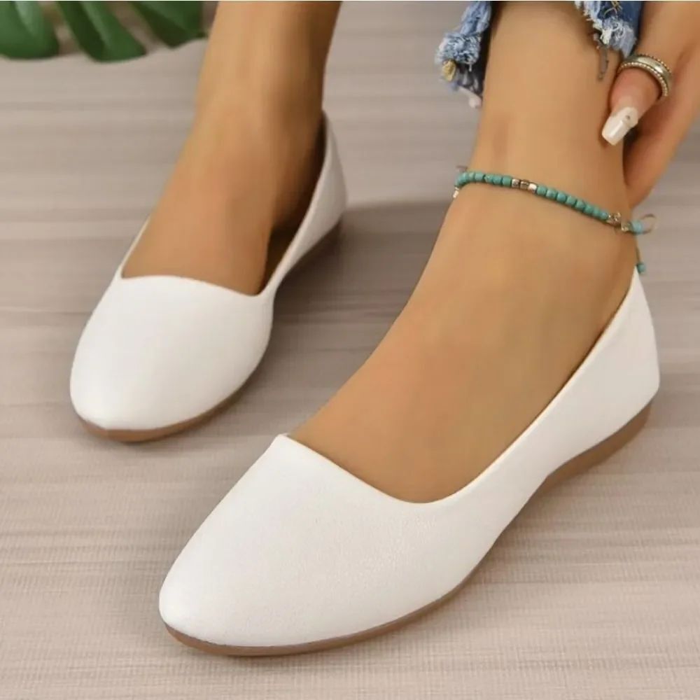 BRAND NEW HERSTYLE SLIP-ON WOMEN"S BALLET FLAT SHOE